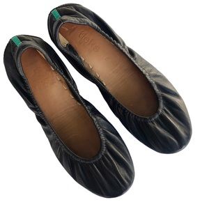 Tieks in Matte Black Leather
